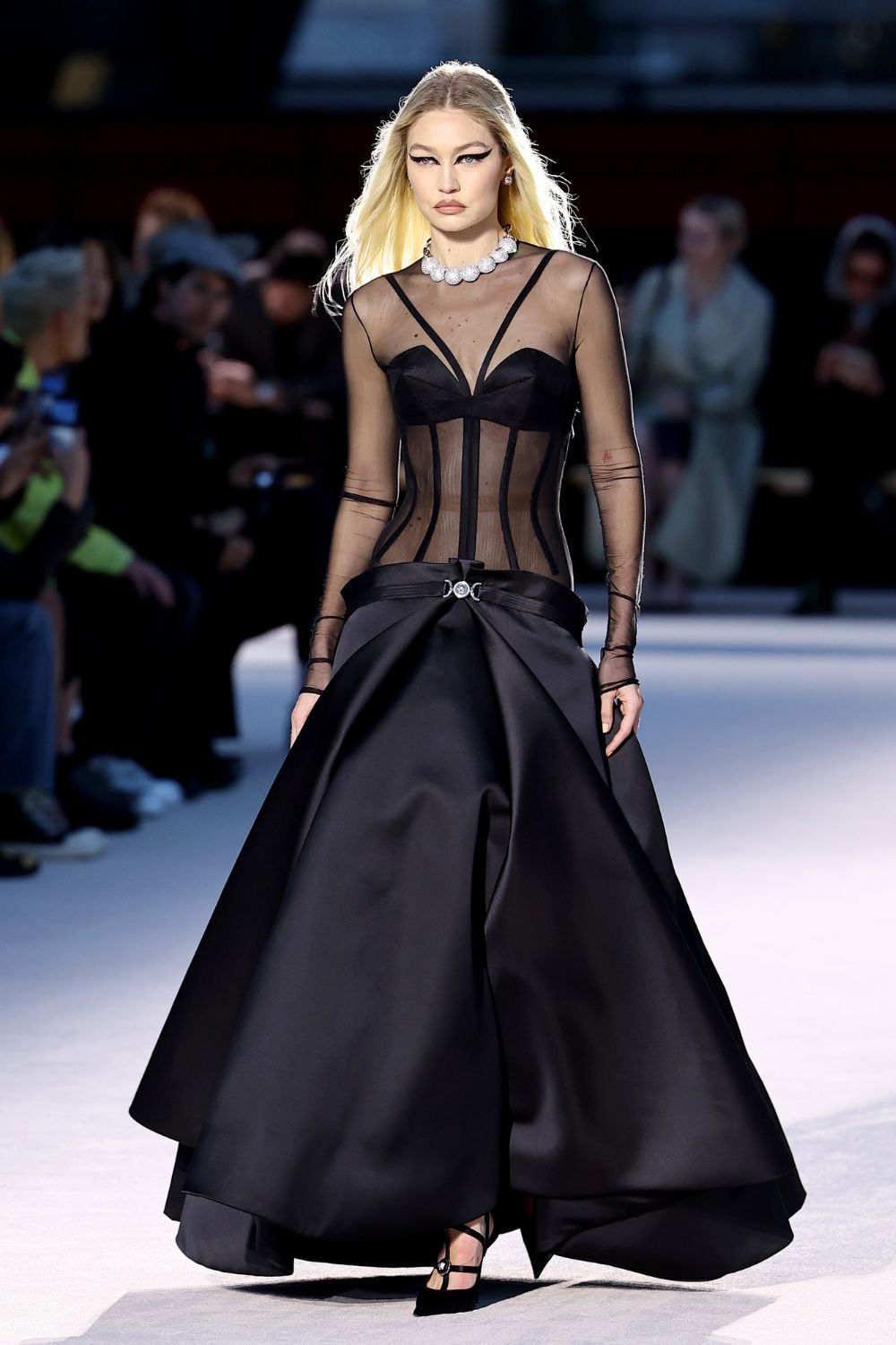 Versace A/W23 Runway Show: Gigi Hadid
