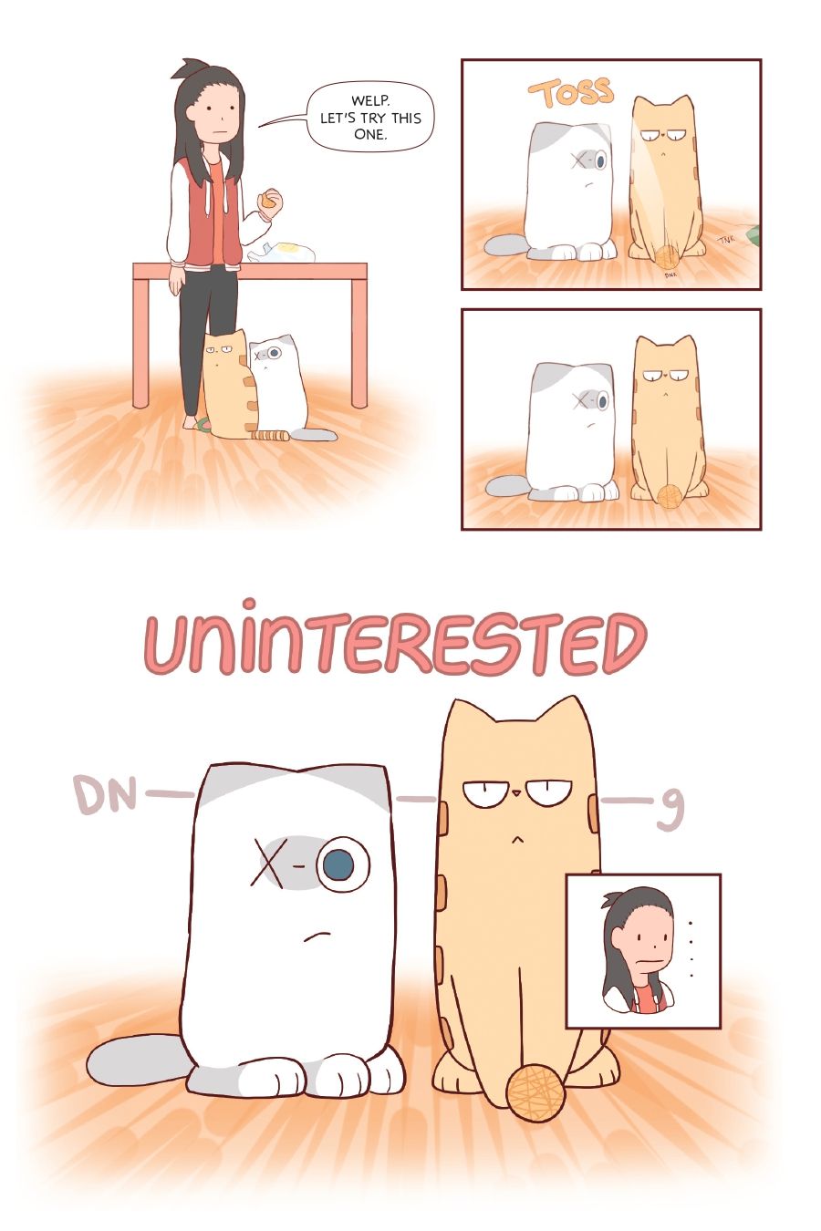 Art from Saphie: The One-Eyed Cat.