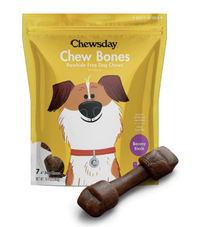 Chewsday Bacony Sizzle Chew Bones&nbsp; 
$22.99 from Chewy