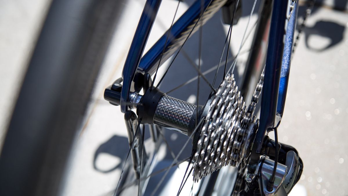 Carbon hubs on the Fulcrum wheels