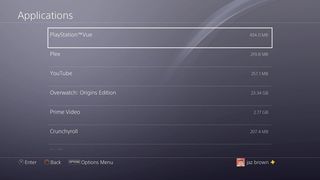 PS4 Application
