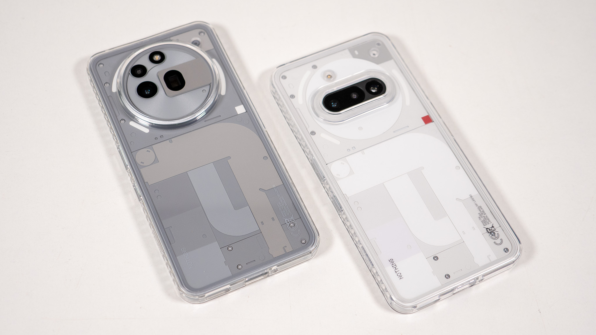 Tudia clear cases for the Nothing Phone 3a and Nothing Phone 3a Pro