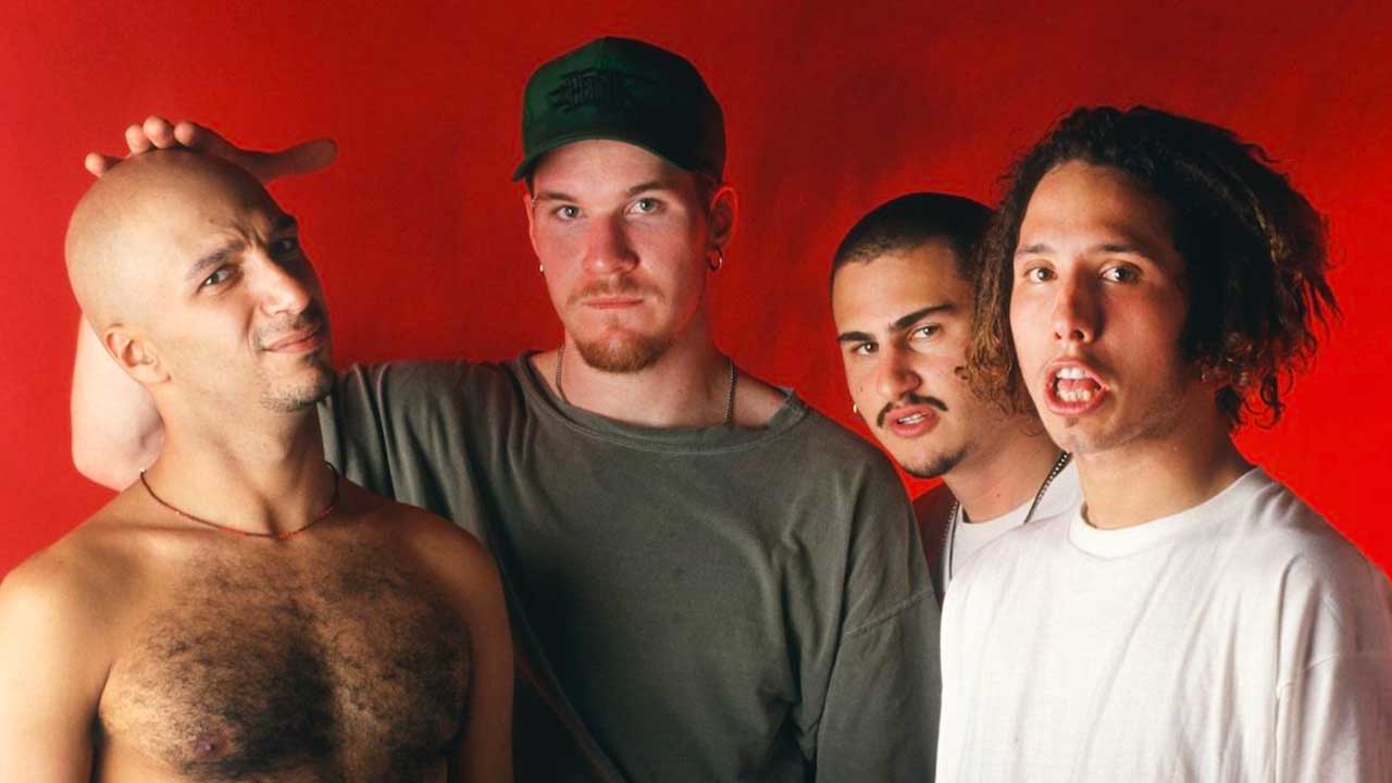 Rage Against The Machine studio portrait