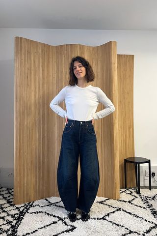 Marie Claire editor jeans
