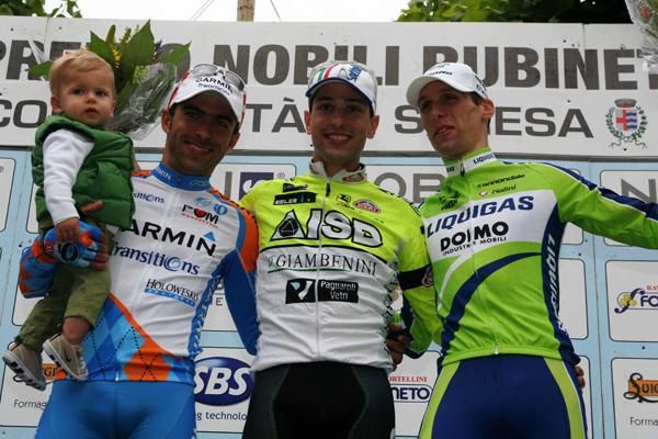 The podium: Fischer, Gatto and Dall'Antonia