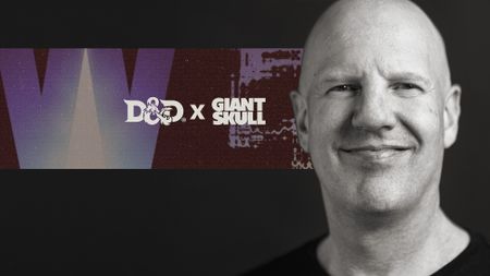 Stig Asmussen and a "D&D x Giant Skull" logo.