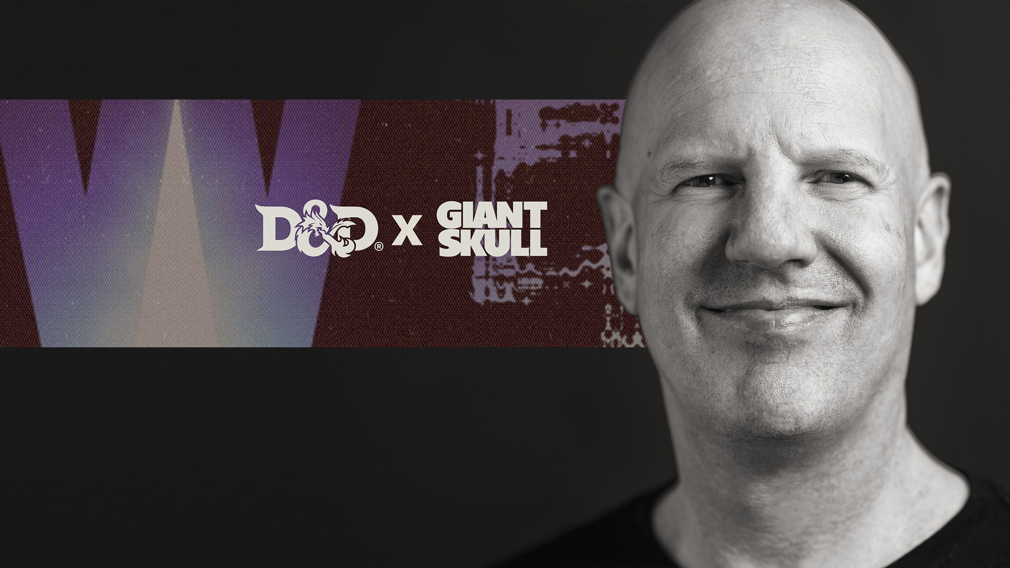 Stig Asmussen and a "D&amp;D x Giant Skull" logo.