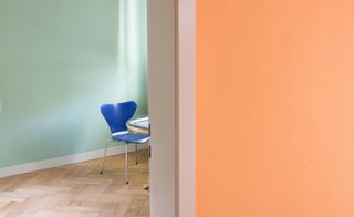 Colourful interiors represent the experimentative and bold style of Neutra