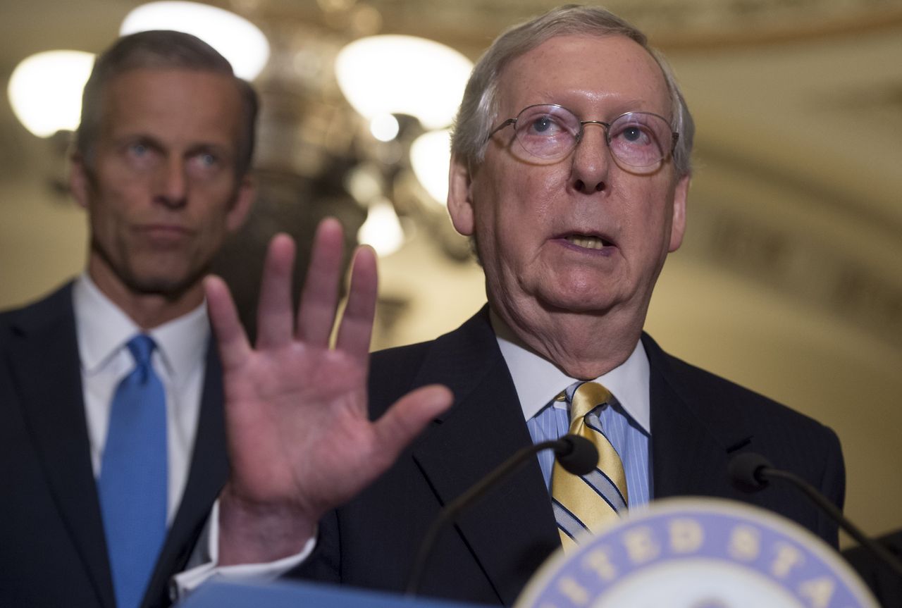 Mitch McConnell talks about the GOP&amp;#039;s health-care bill