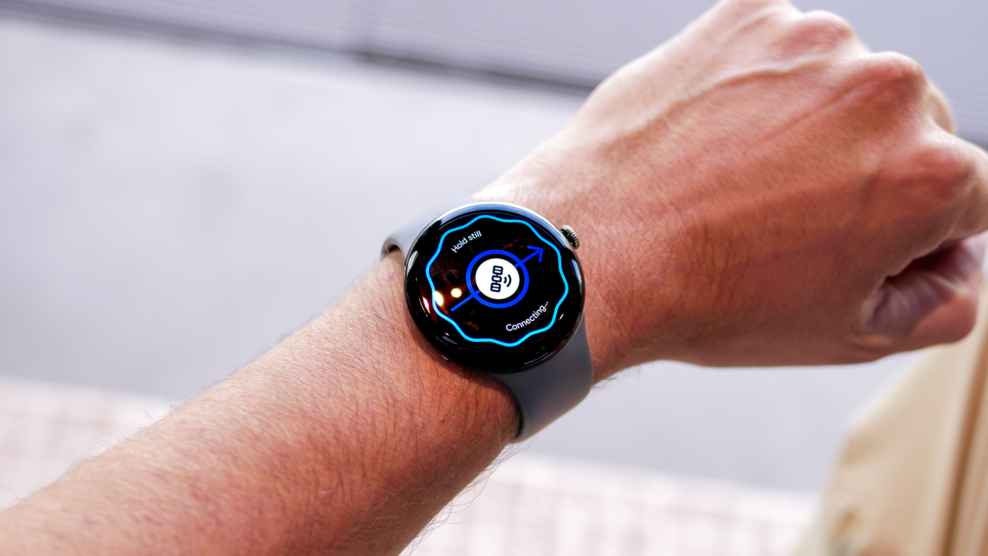 Close-up of the Google Pixel Watch 4