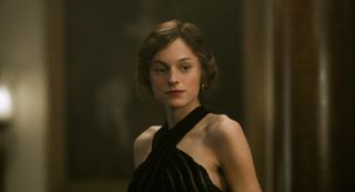 Emma Corrin plays Connie in Lady Chatterley's Lover.