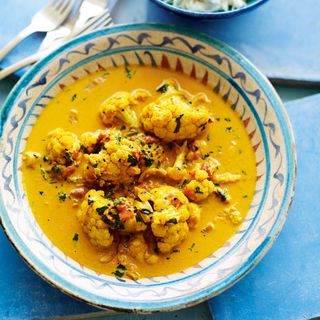 Fragrant Cauliflower Curry with Keralan Lemon Rice