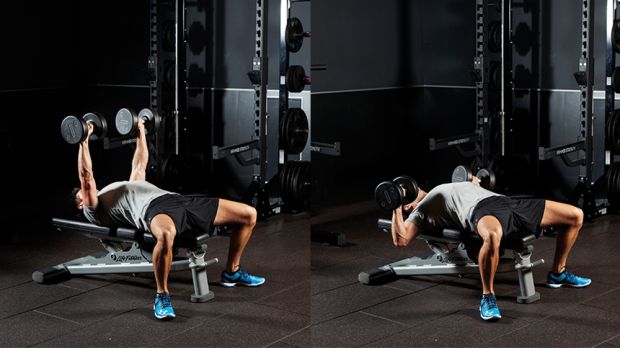 Dumbbell bench press