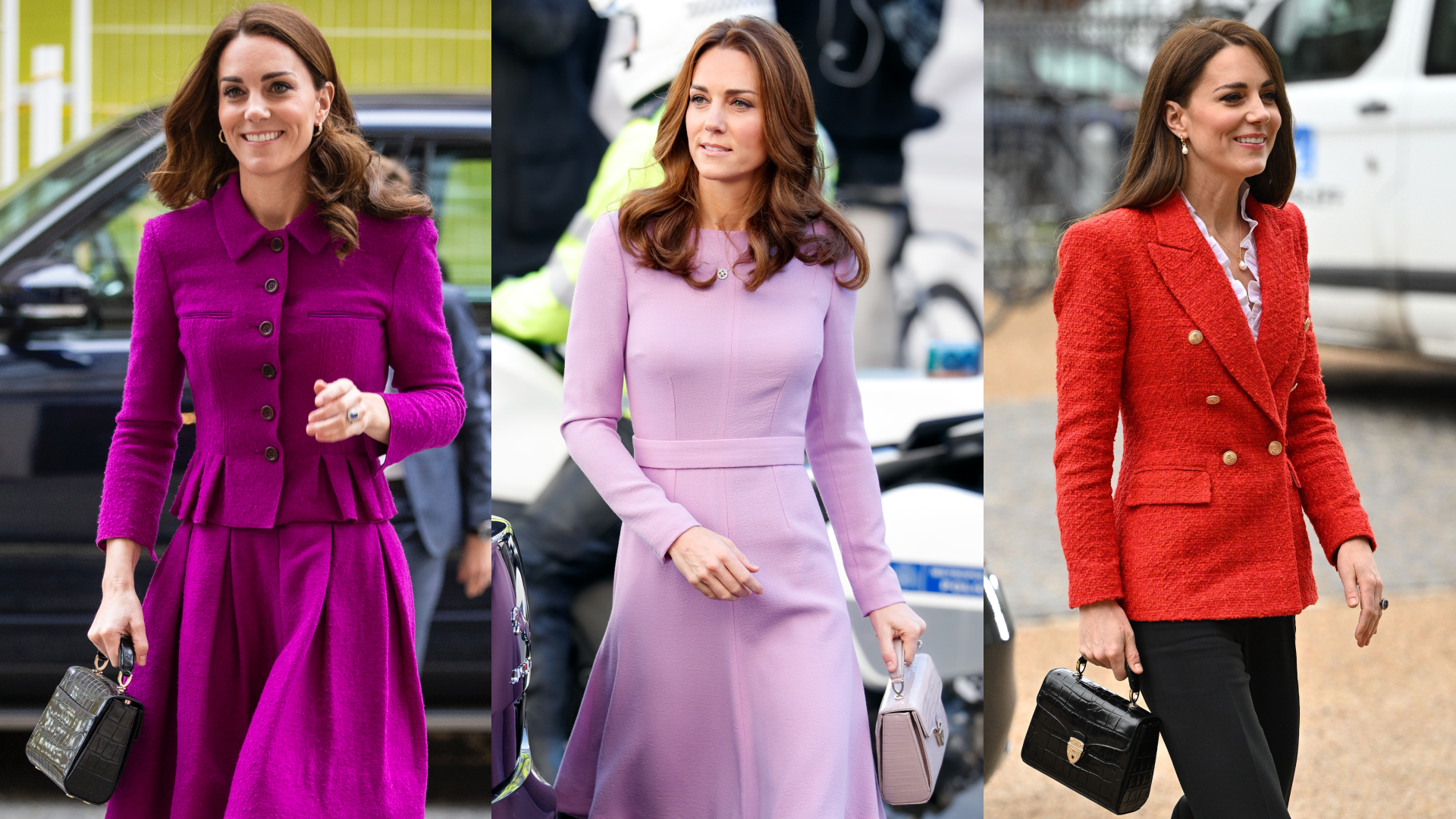 Princess Kate carrying Aspinal London Handbags