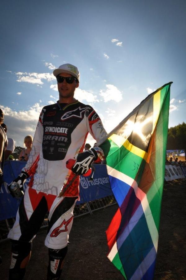 Greg Minnaar carried the hopes of a nation.