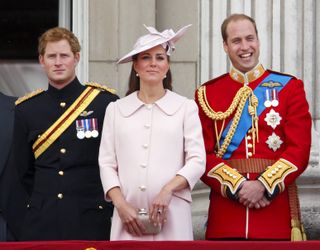 Prince Harry, Kate Middleton pregnant and Prince William on royal balcony