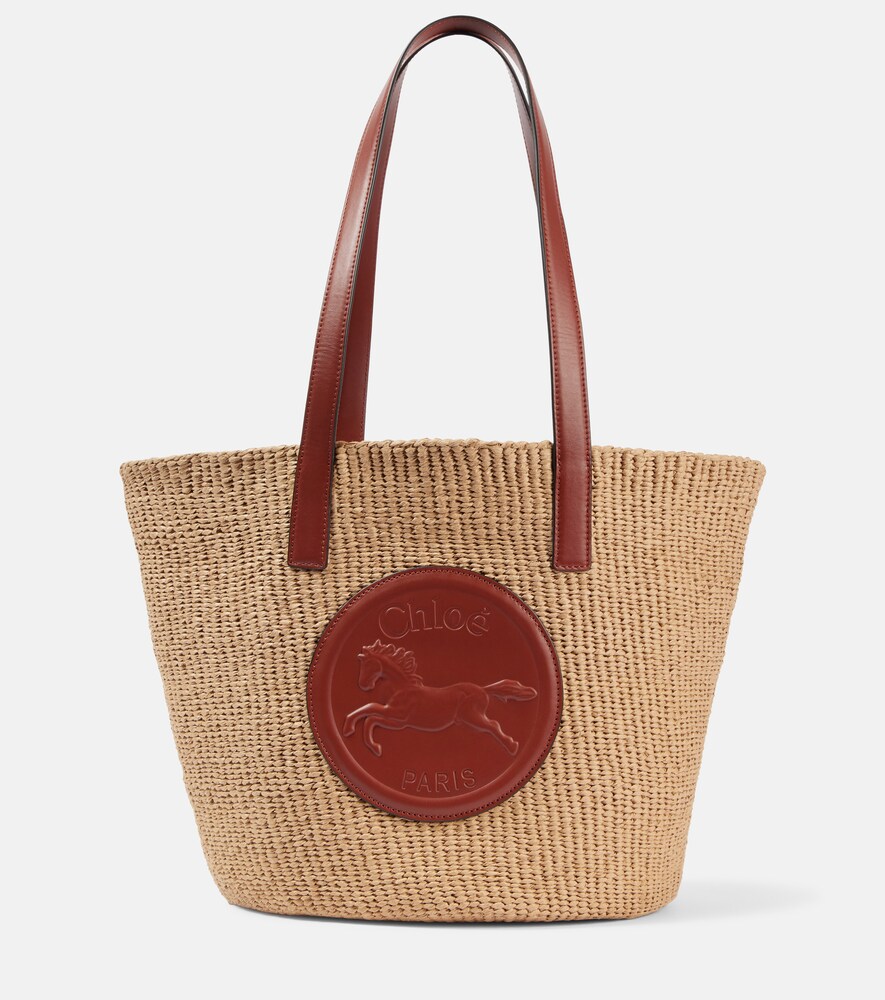Horse Medal Large Basket Bag