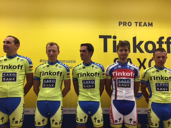 The 2015 Tinkoff-Saxo jersey