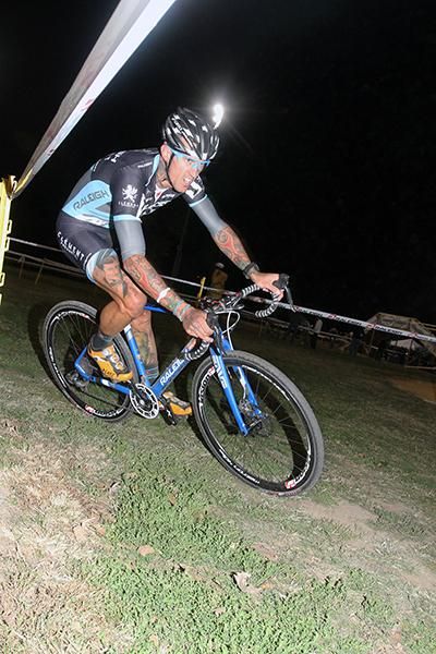 Ben Berden (Raleigh-Clement) in action at the Gateway Cross Cup