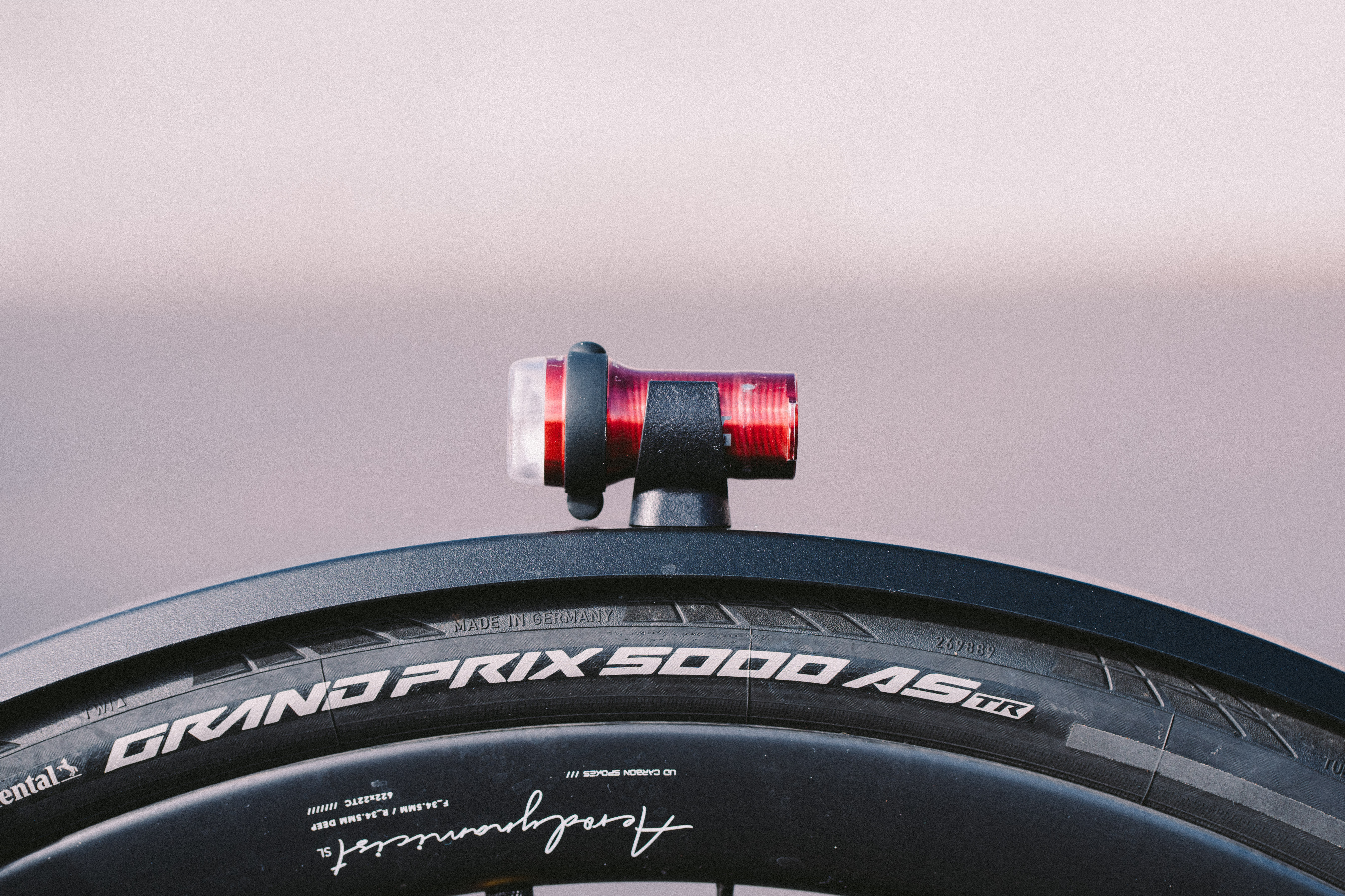An Exposure light mounted to a mudguard