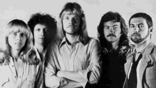 Styx posing for a photograph in 1977