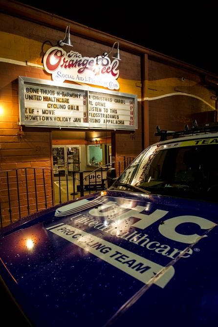 The Orange Peel in Asheville hosted the 2015 UnitedHealthcare Pro Cycling Team presentation.