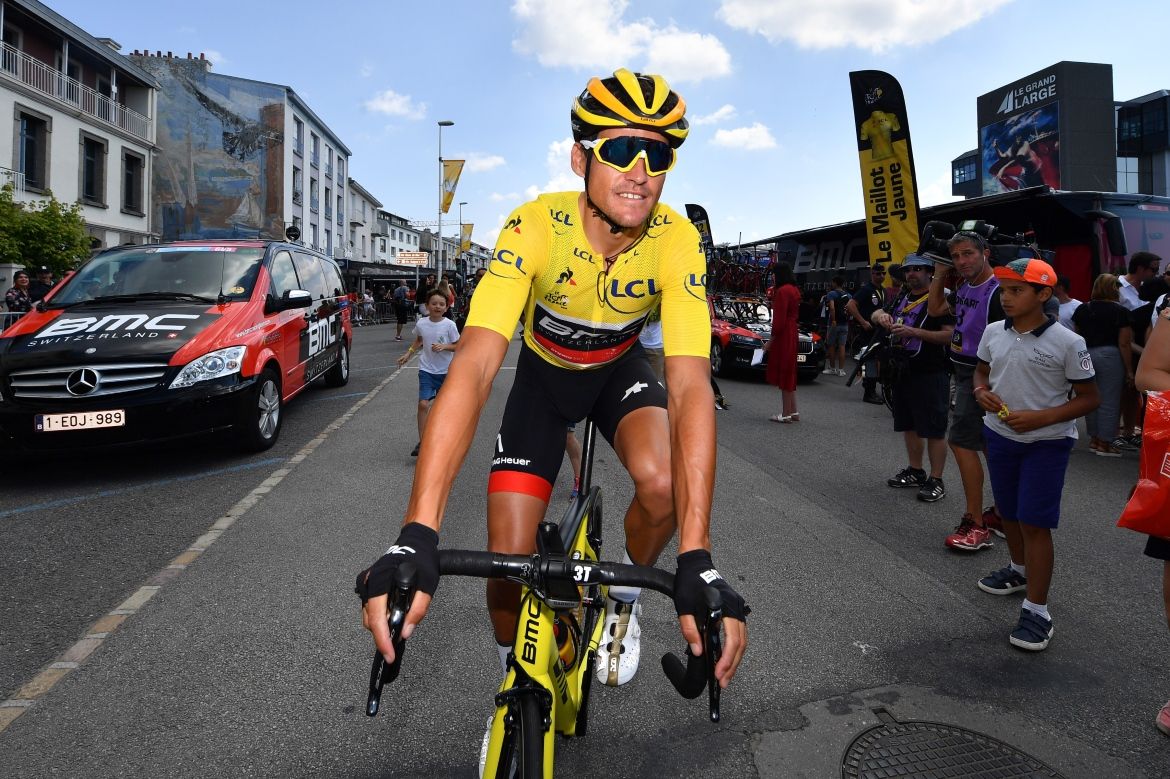 Another day in the maillot jaune for Greg Van Avermaet