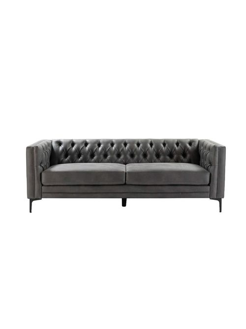 Brinna Upholstered Button-Tufted Sofa