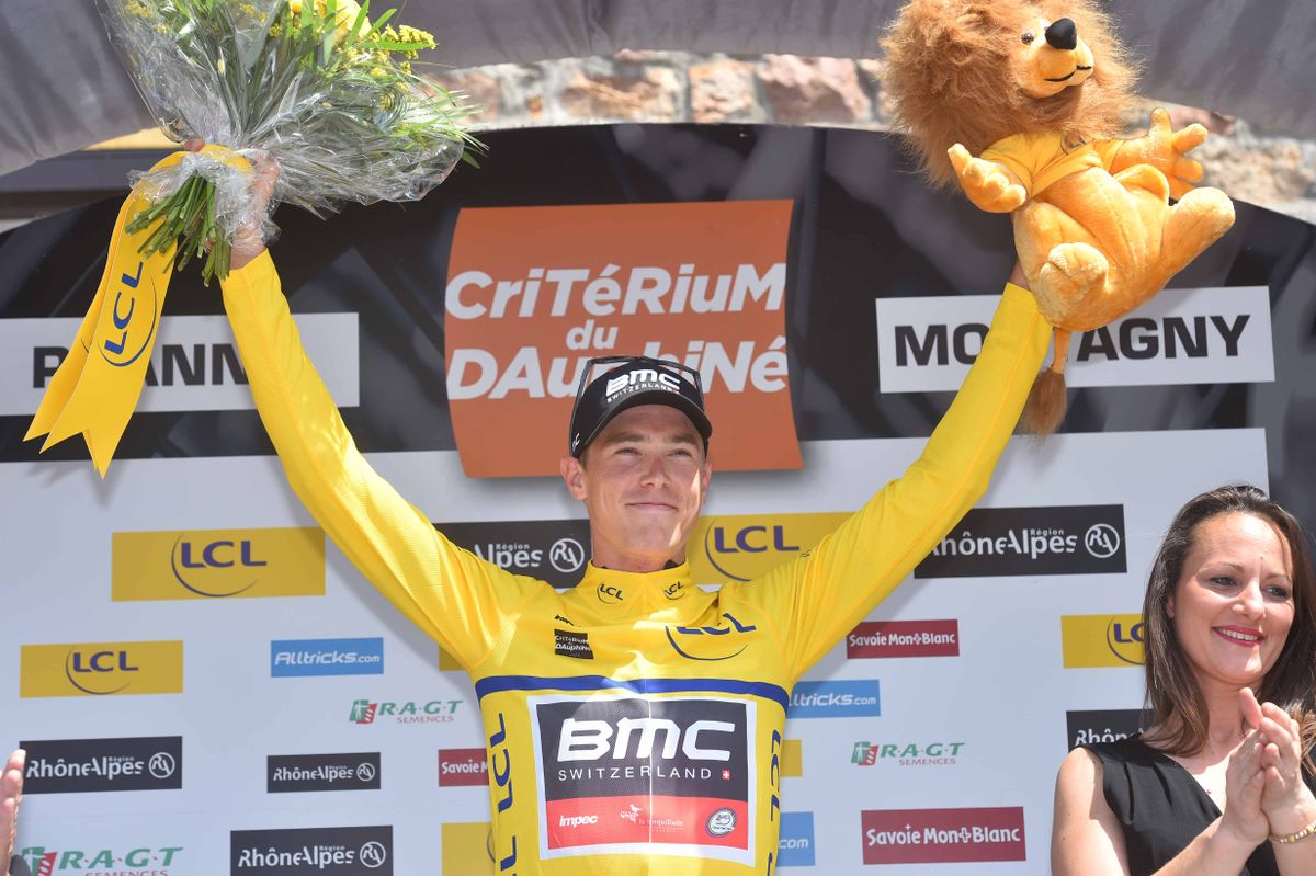 Rohan Dennis in yellow