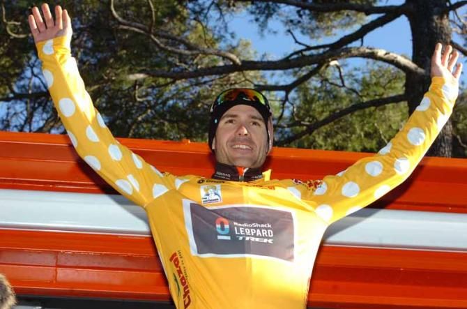 New race leader Maxime Monfort (RadioShack Leopard)