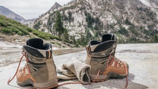 Boots on the John Muir Trail, California