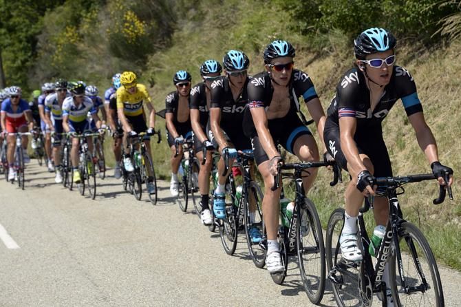 Team Sky kept the race under control