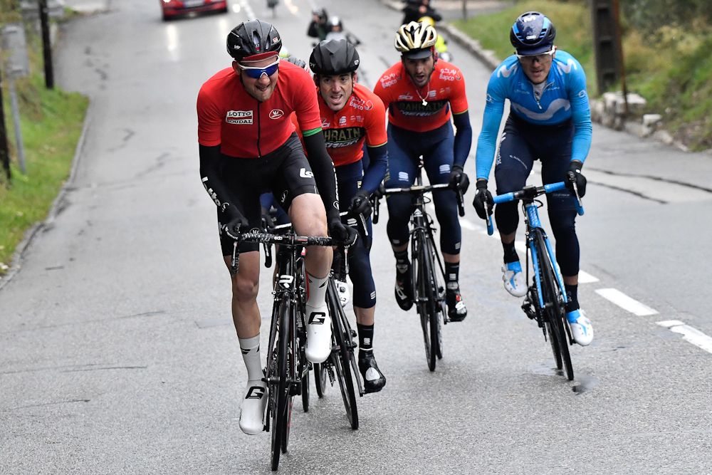 Tim Wellens (Lotto Soudal) makes a move