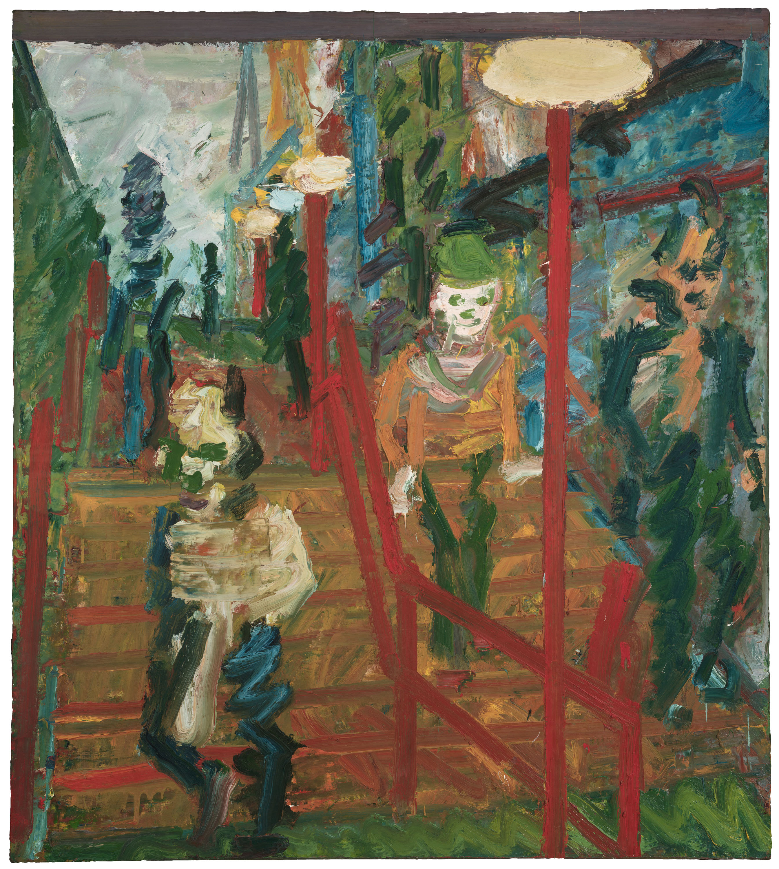 paintings of distorted heads
