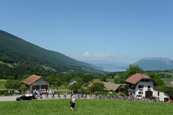 The lovely landscape around Annecy