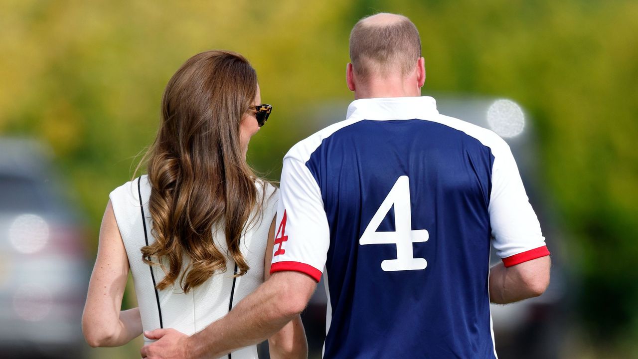 The Prince and Princess of Wales attend the Royal Charity Polo Cup in 2022