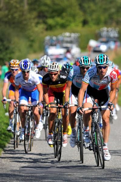 Jurgen Roelandts leads Jelle Vanendert and Philippe Gilbert