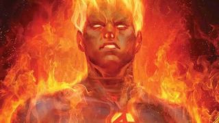 Marvel Comics artwork of The Human Torch