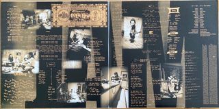 A photograph of Pearl Jam's Ten liner notes