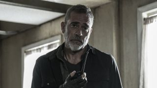 Negan in abandoned house on The Walking Dead