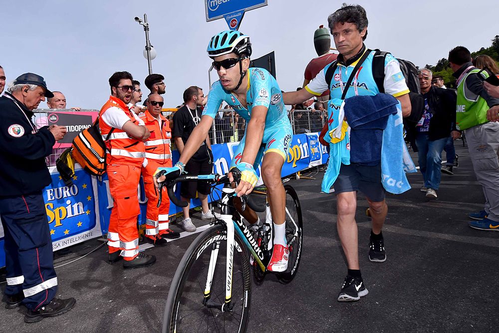 Fabio Aru (Astana) in second overall after stage 5