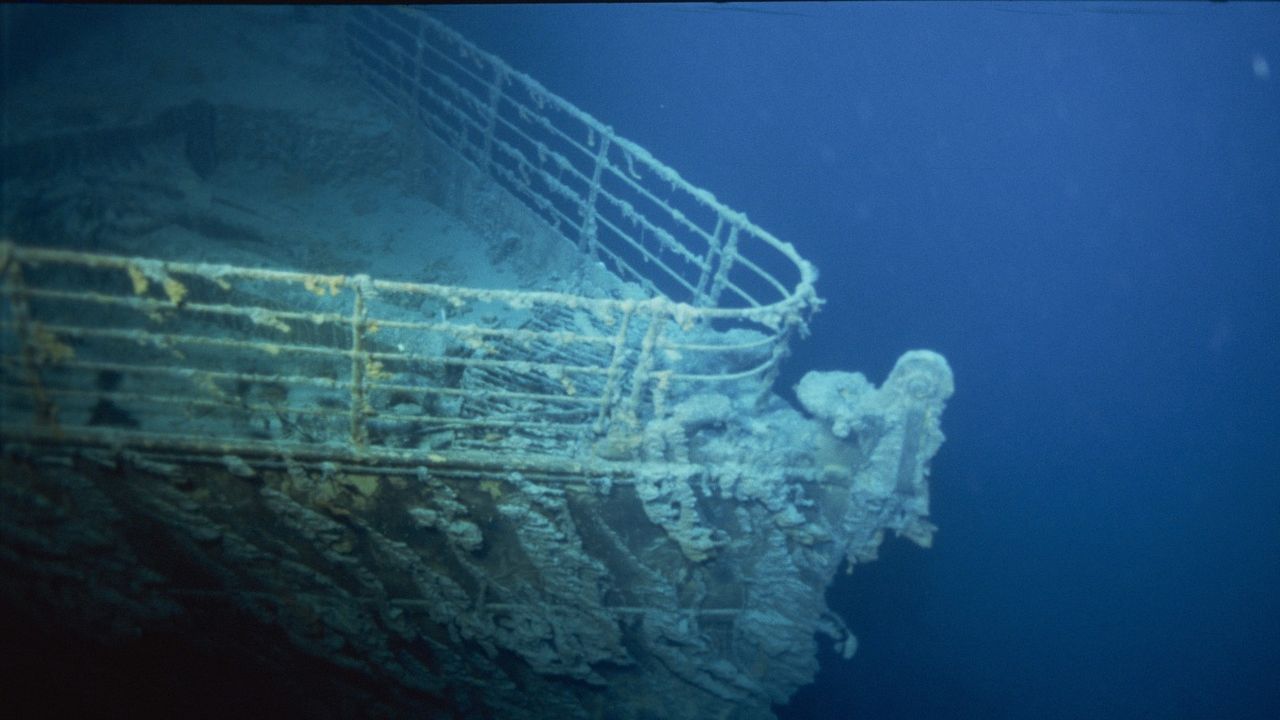 The wreck of the Titanic