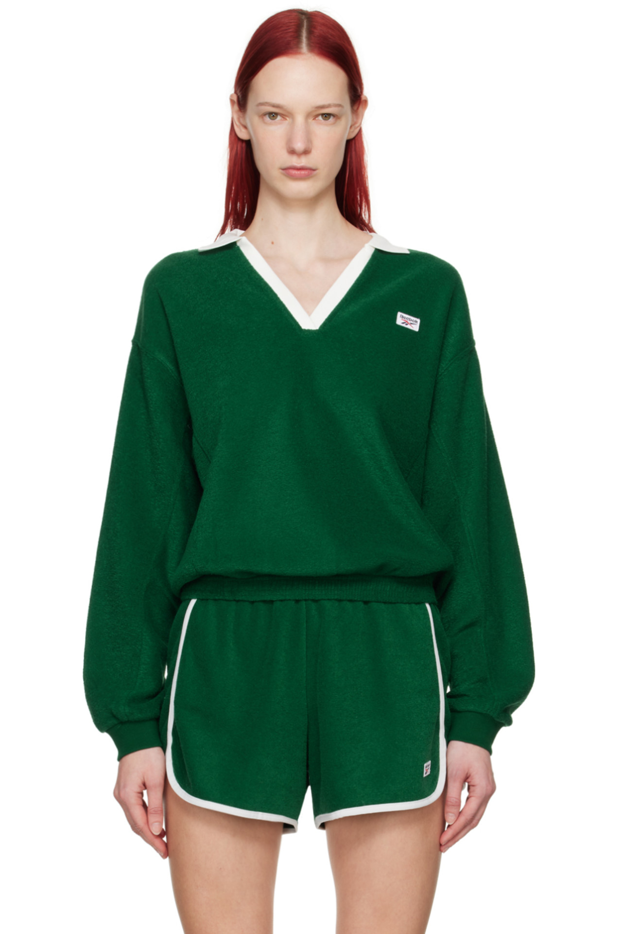  REEBOK CLASSICS Green Court Sweater