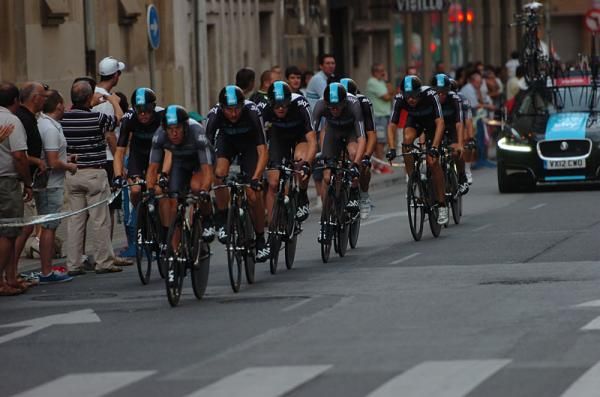 Richie Porte and Christopher Froome lead Team Sky