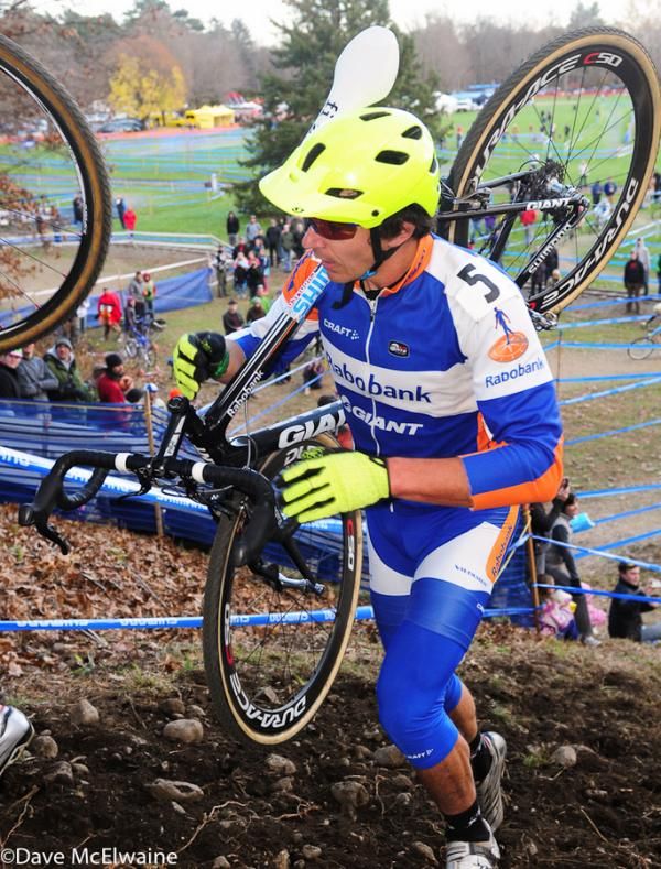Adam Craig (Team Giant) sporting his lime green look