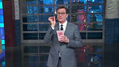 Stephen Colbert recaps a White House conference call