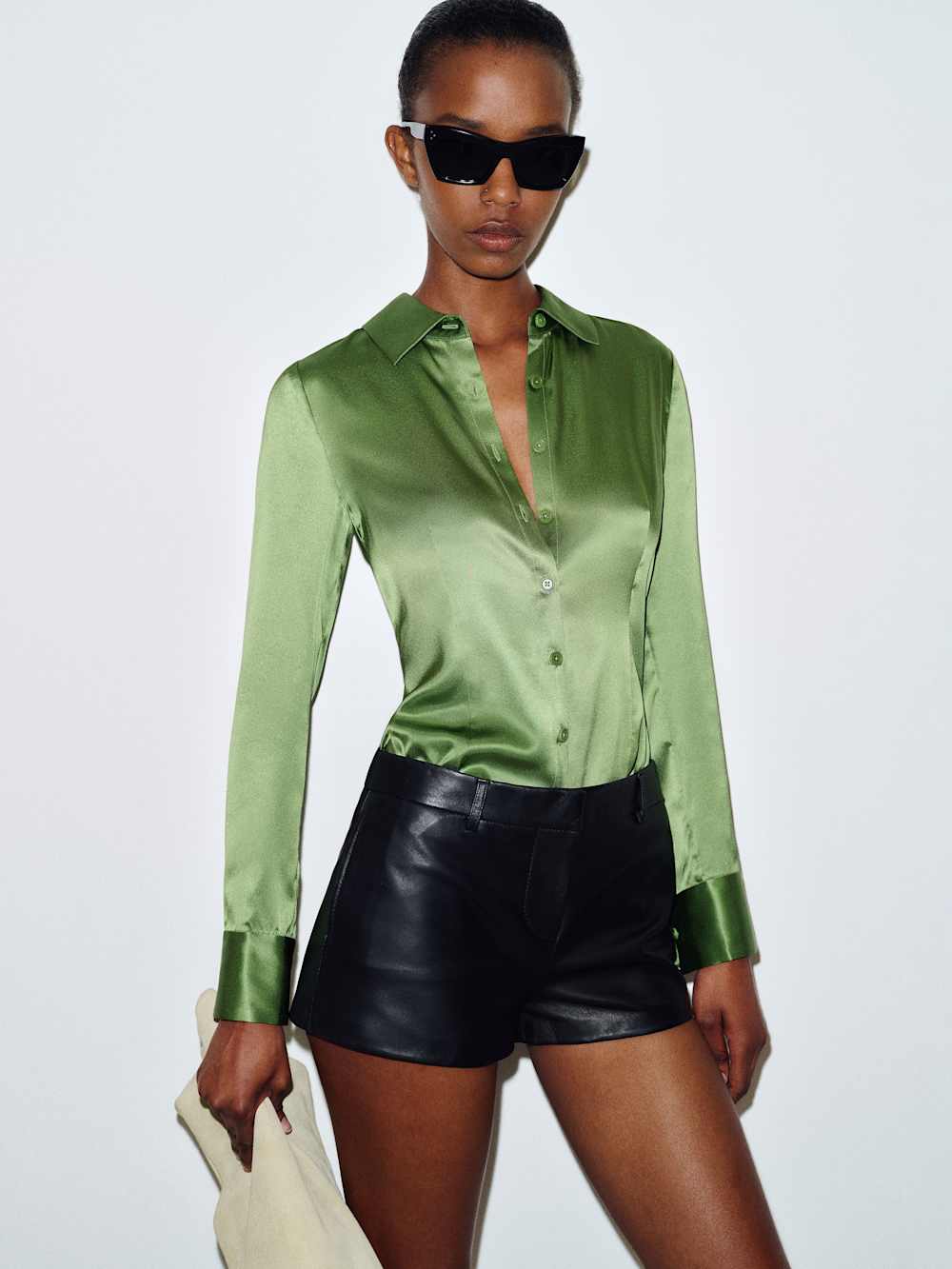 Raya Fitted Silk Shirt