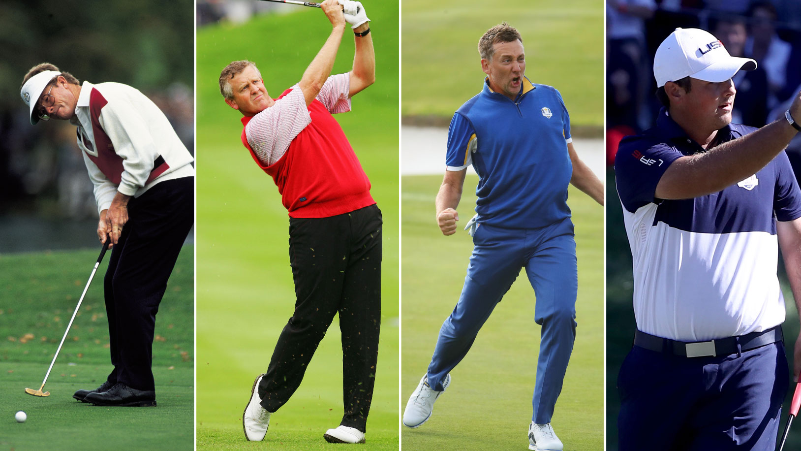 Tom Kite, Colin Montgomerie, Ian Poulter and Patrick Reed are all unbeaten in the Ryder Cup singles 