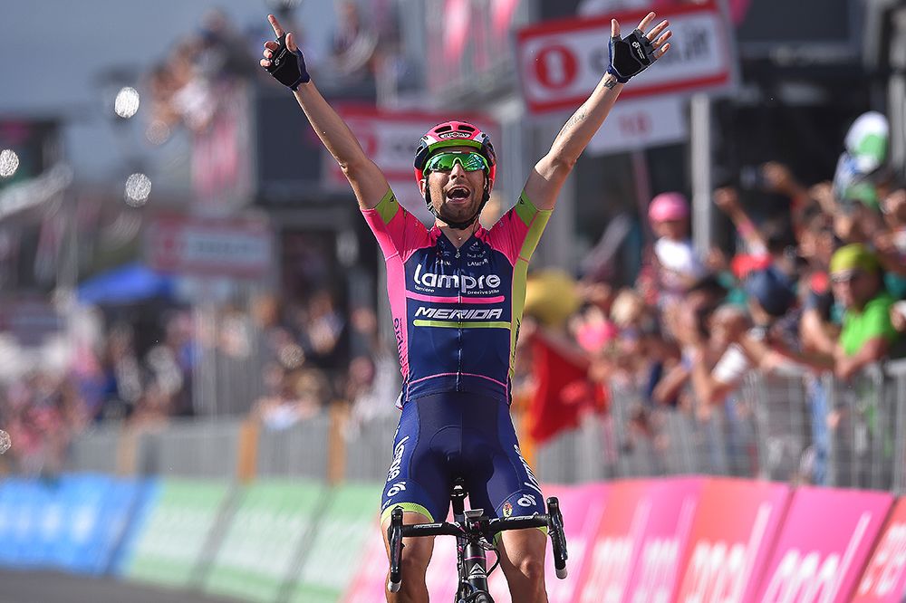 Diego Ulissi (Lampre-Merida) wins stage 4 of the Giro d'Italia