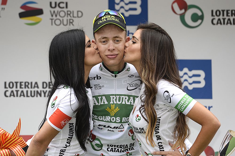 Hugh Carthy (Caja Rural) was the best young rider